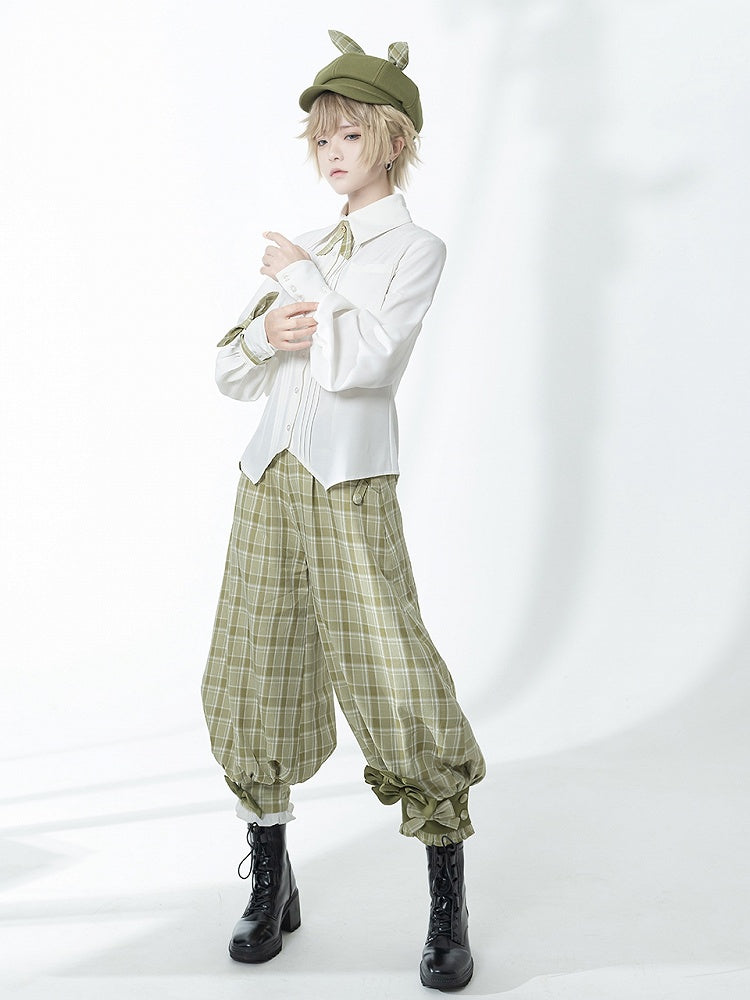 Ouji Lolita Shirt White Secret Morning Post - Princess Chronicles