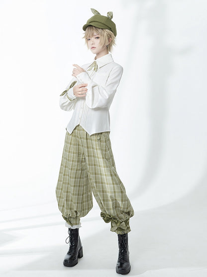 Ouji Lolita Shirt White Secret Morning Post - Princess Chronicles