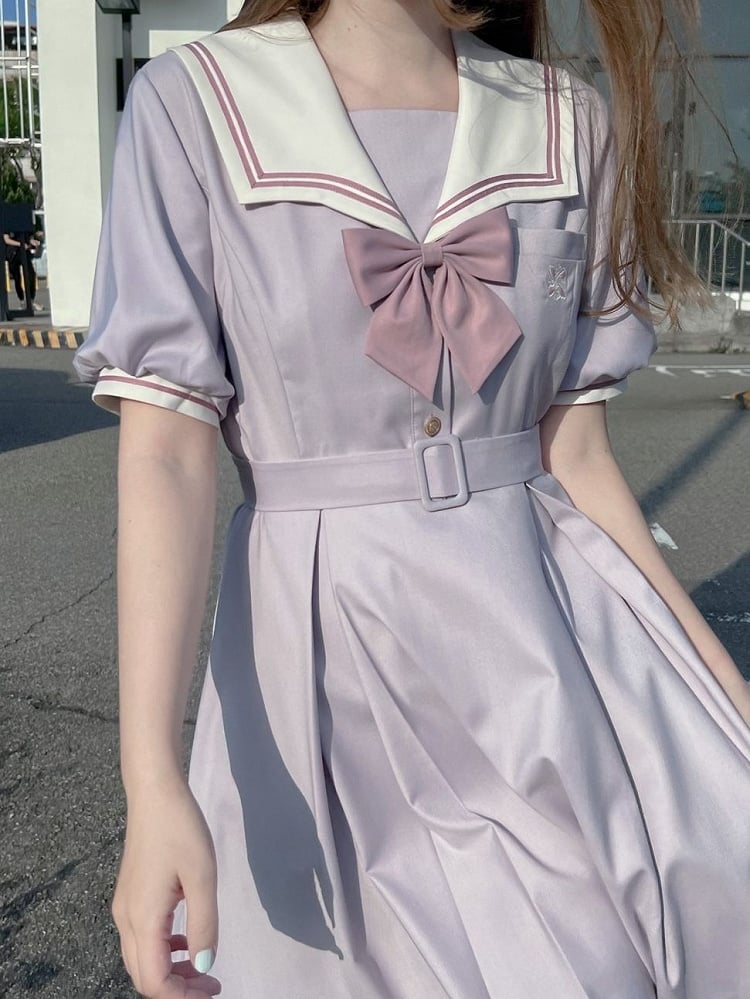 Dark Tie Pink Bow