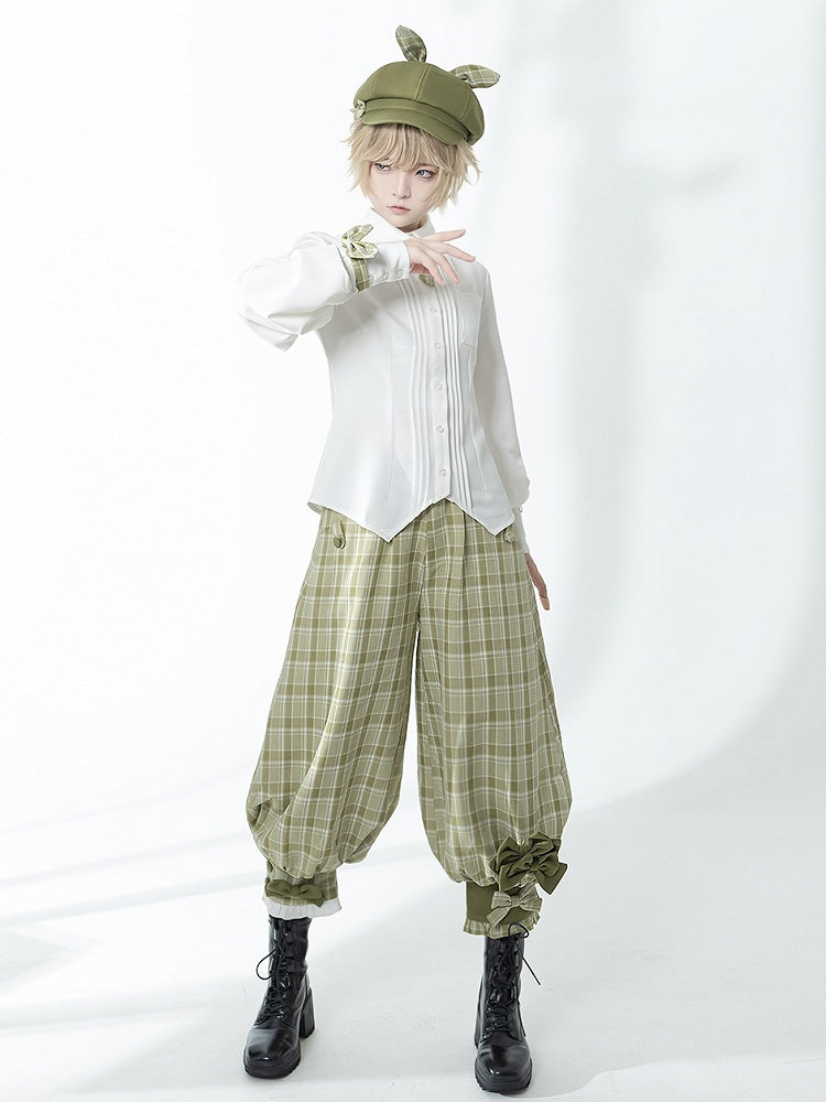 Ouji Lolita Shirt White Secret Morning Post - Princess Chronicles