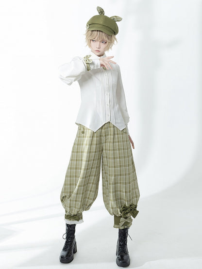 Ouji Lolita Shirt White Secret Morning Post - Princess Chronicles