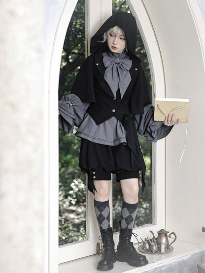 Black Fashion Shorts Ouji Knickerbockers