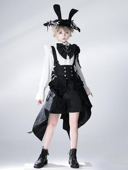 Bunny Theater – Ouji-Shorts mit Streifenmuster