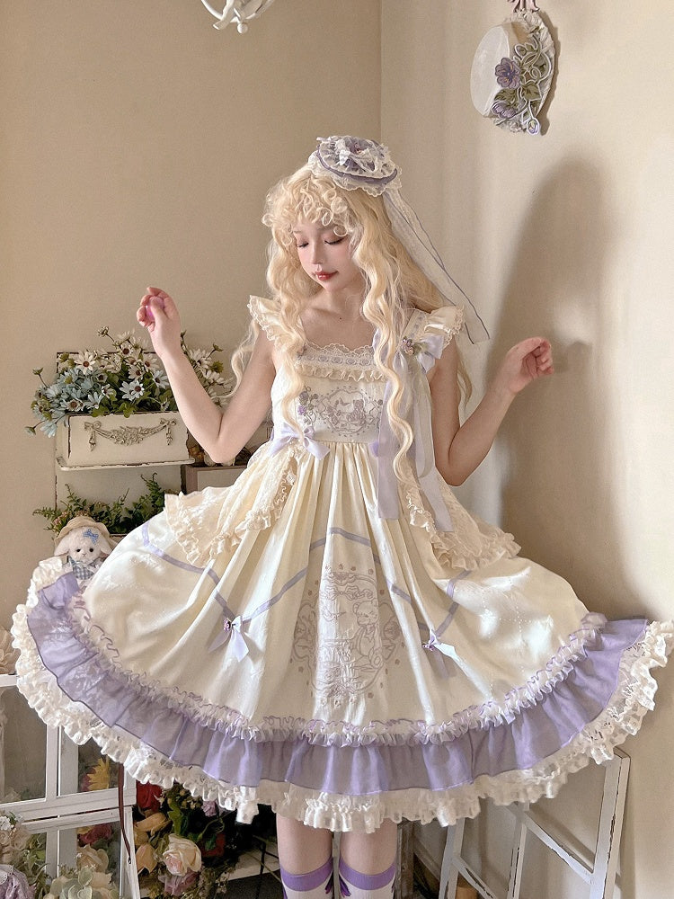 Mini Green / Lolita Hat Purple