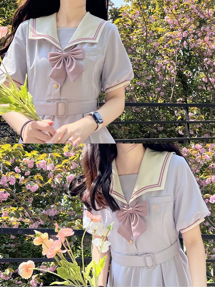 Dark Tie Pink Bow