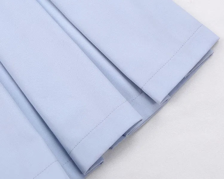 Pan Embroidery Collar Light Little Peter Tiger Dress Blue