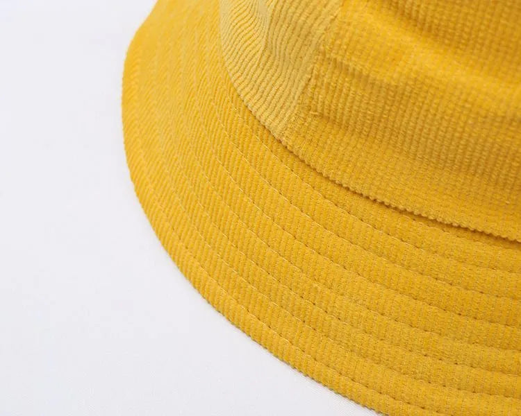 Corduroy Yellow Hat