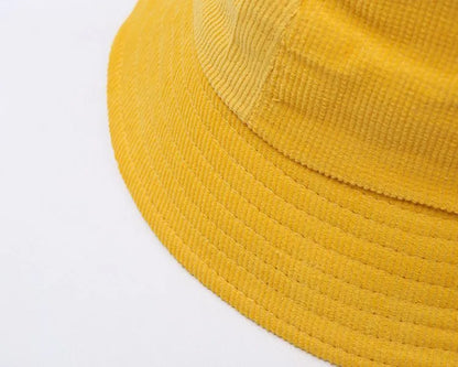 Corduroy Yellow Hat