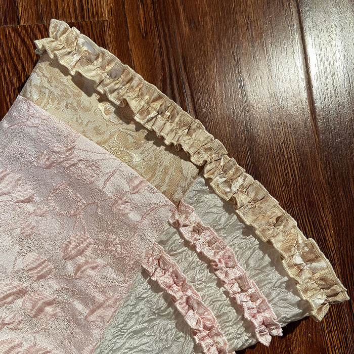 Pink Tassel Bolero Robes Jacquard