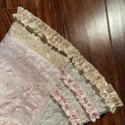 Pink Tassel Bolero Robes Jacquard