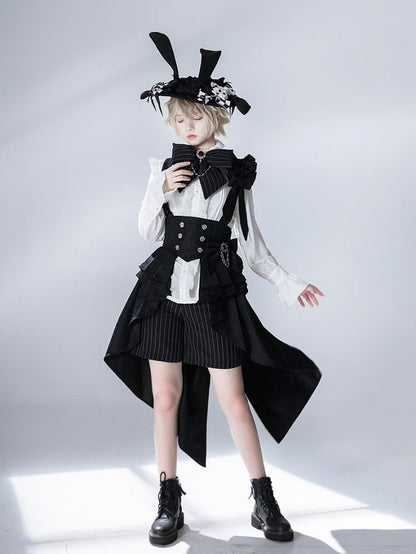 Bunny Theater – Ouji-Shorts mit Streifenmuster