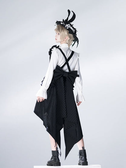 Bunny Theater – Weißes Ouji-Langarmhemd