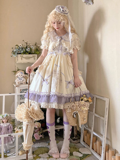 Mini Green / Lolita Hat Purple