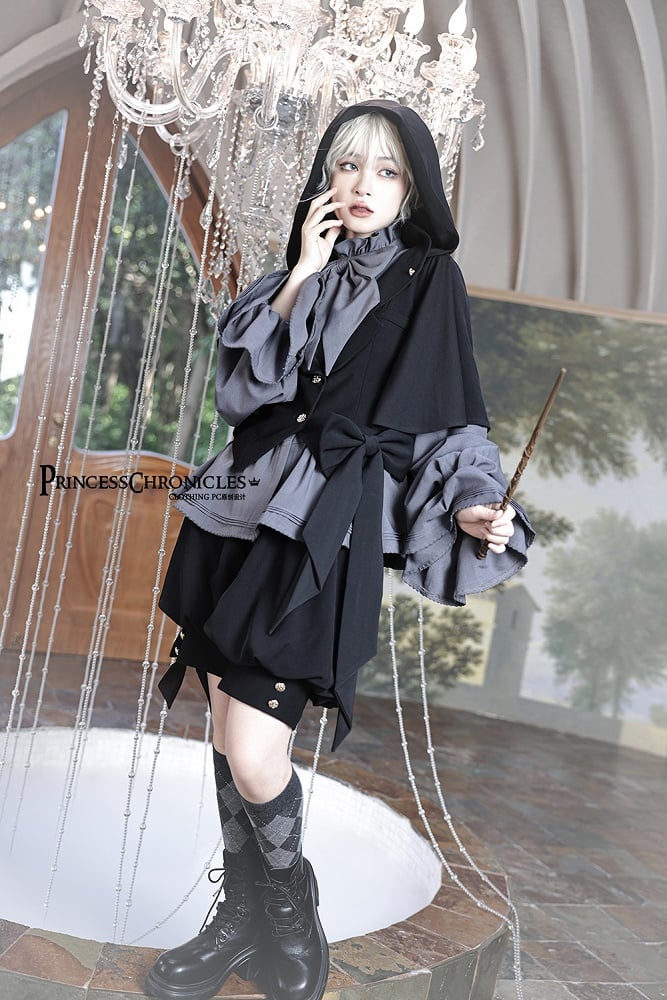 Schwarze Fashion Shorts Ouji Knickerbocker