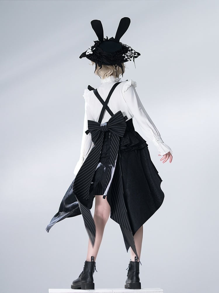 Bunny Theater Black Rabbit Ears Hat