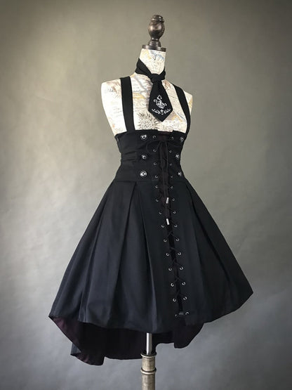 Plus Size Friendly - Hi-Lo-Rock Unterbrustrock mit hoher Taille