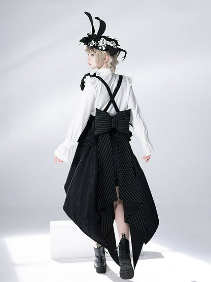 Bunny Theater – Weißes Ouji-Langarmhemd