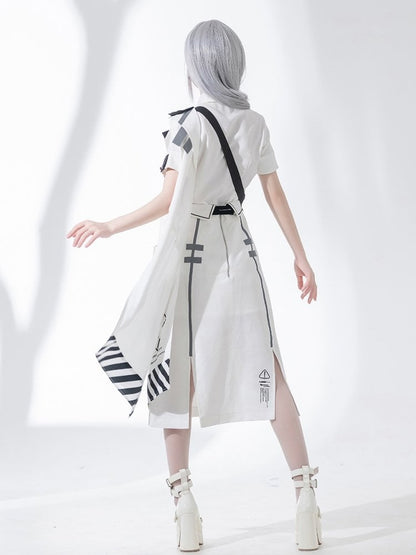 Cyberpunk-Rock mit umgeschlagener Taille