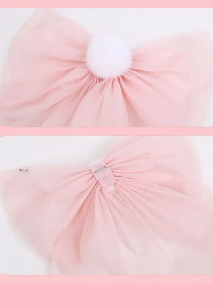 Schleifenschleppe Blau/Rosa