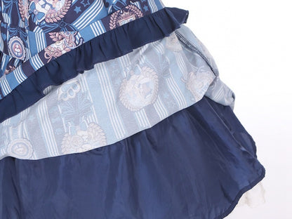 Dog's Detail Bowknot Pattern Dress Overall Badge Glory Dog