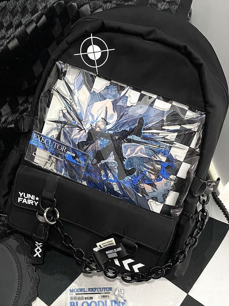 Black Capacity Ita Backpack Large