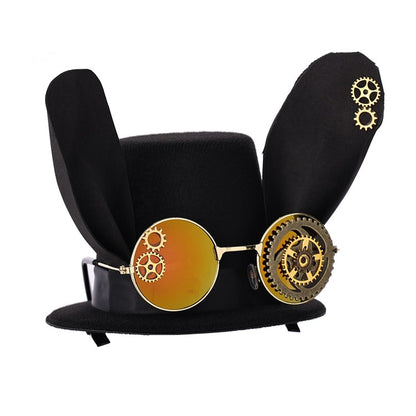 ギアーズ ラビットイヤーデザイン ブラック ミニハット