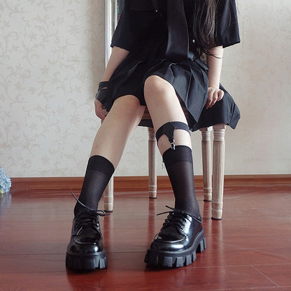 Shoes Chunky Oxford Platform