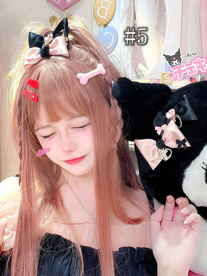 Hairclip Bowknot Sweetheart Bear