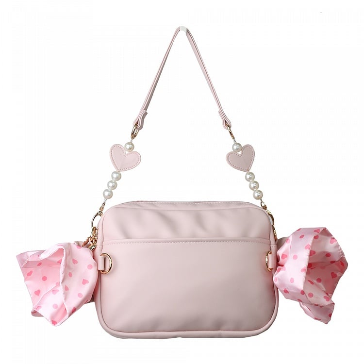 Muster Schwarz/Pink Candy Polk-dot Sweetheart Tasche Ita und