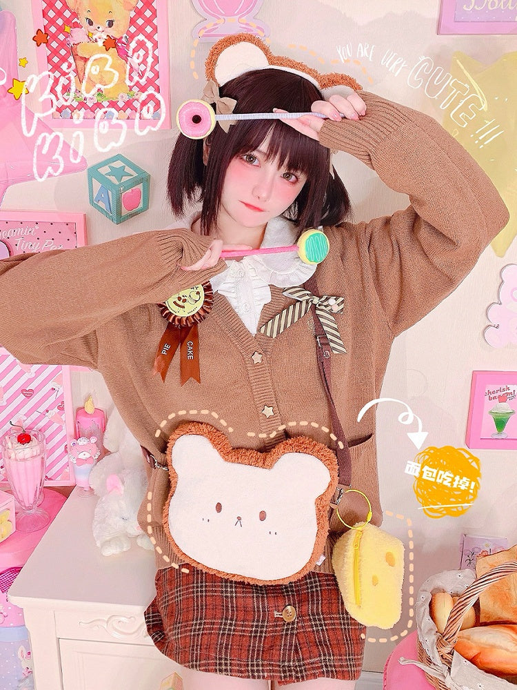 Bear-shaped Crossbody Bag